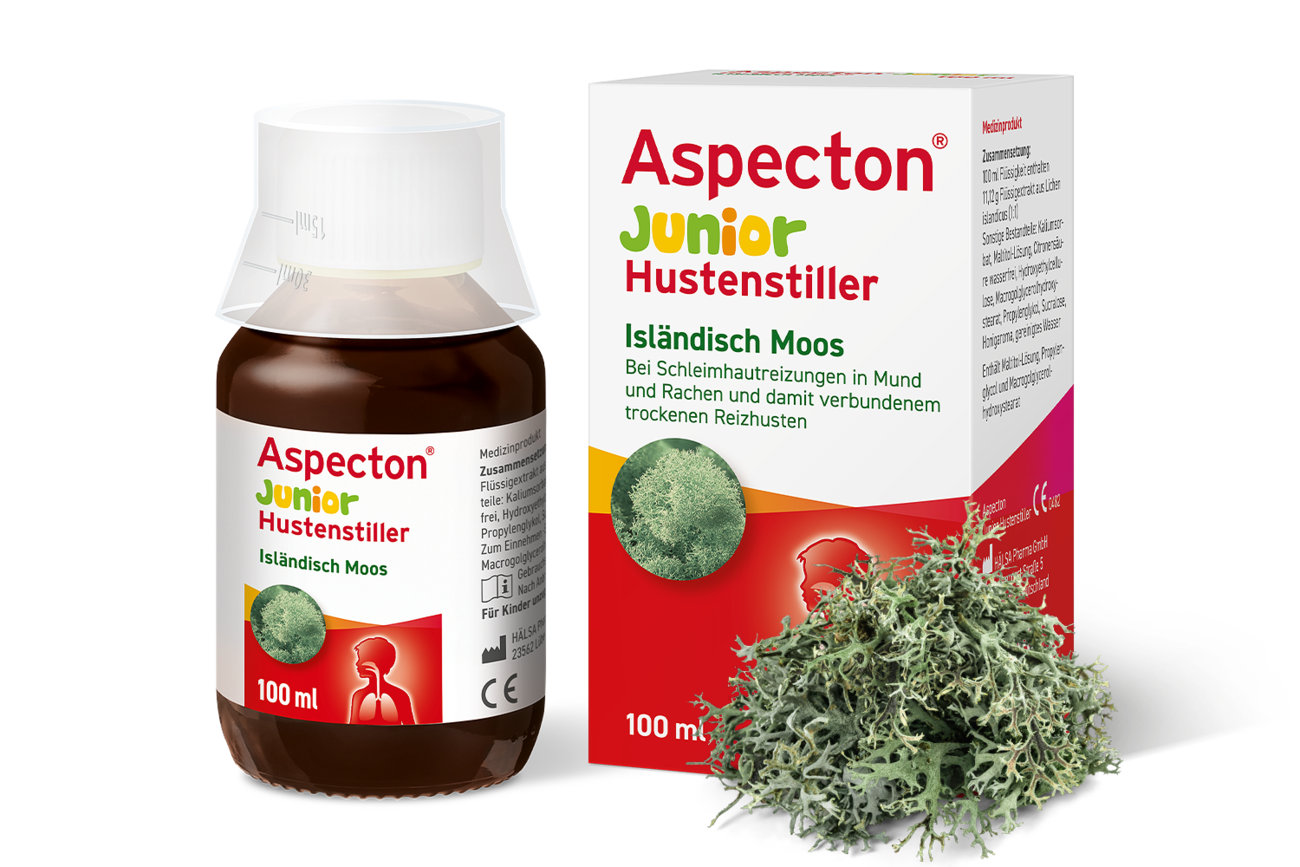 Packshot vom Aspecton® Junior Hustenstiller 100ml