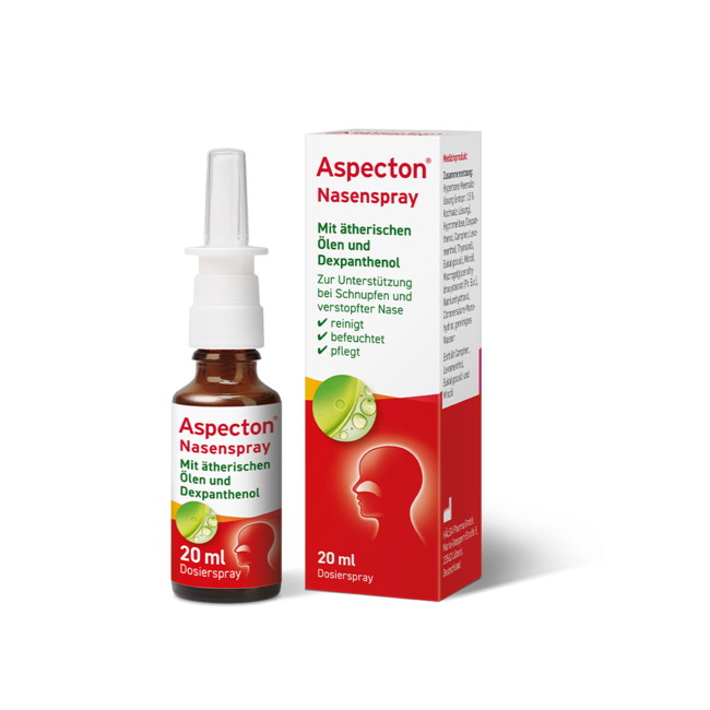 Packshot vom Aspecton® Nasenspray 20ml